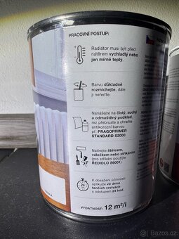 Radbal profi rychleschnoucí barva na radiatory, bílá - 4