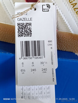 Tenisky adidas Gazelle vel.39,5 - 4