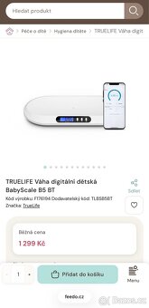 Kojenecká váha TRUELIFE BabyScale B5 BT - 4