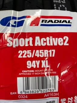 225/45/17 GT Radial -Akce - 4