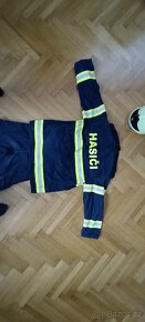 Hasičská kombinéza plus kalhoty plus hasičská helma - 4