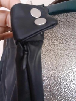 H&M Midi koženková sukně, L - 4