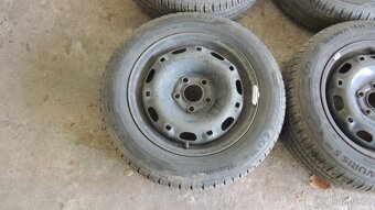 4ks plechových disků Fabia 2+ letní pneu 185/60/14 - 4