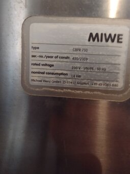 Pekařská dvoj pec s kynárnou Miwe - 4
