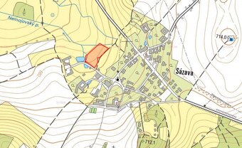 Pozemek, bydlení, prodej, Nový Rychnov, Pelhřimov - 4
