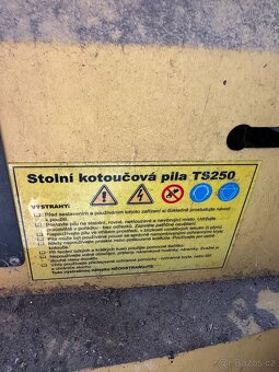 Stolni kotoucova pila TS250 - 4