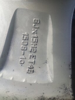 ALU kola škoda Octavia 5x100  r15 - 4