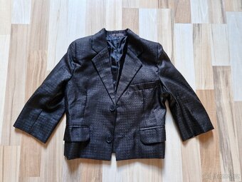 Slavnostní oblečení (kalhoty, sako a košile) vel.98 - 4