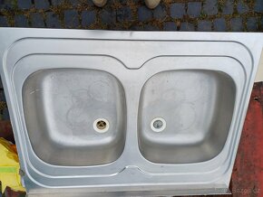 nerezový dvoudřez 80 × 60cm - 4