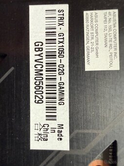 Grafická karta Strix GTX 1050 Gaming - 4