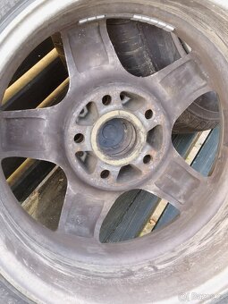 letní pneu - Alu kola 5x112 R/15 ET 35 z Audi A4 - 4