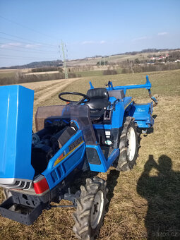 Malotraktor Iseki Landhope 157 + rotavátor - 4