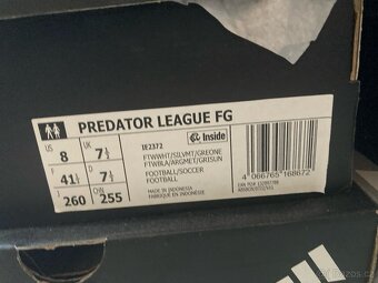 Kopačky Predator League FG white - 4