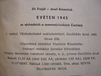 KVĚTEN 1945 VE VÝCHODNÍCH A SEVEROVÝCHODNÍCH ČECHÁCH - 4