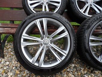 Originál Alu Kola VW +Zimní Pneu 245/45/18 5X112 - 4