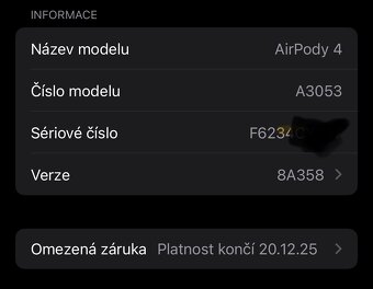 Airpods 4, jen leve sluchatko - 4