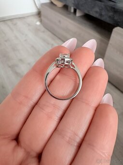 Vel. 7 nový dámský prsten s bílým opálem - 4