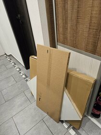 Rohova skrinka IKEA Metod vč. polic a dvirek - 4