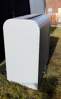 Venkovní úložný box, celohliníkové, 96x103x53cm - 4