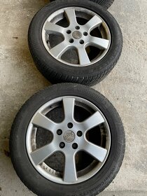 Alu kola rozteč 5x112 se zimní pneu 205/55/16 - 4