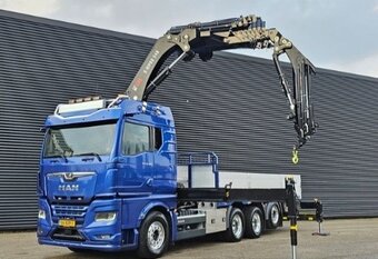 9470 MAN TGX 35.580 BL - 8x4 – Valník + HR-HIAB 54 t/m + JIB - 4