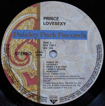 Prince – Lovesexy (LP) - 4
