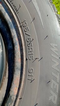 Sada zimní pneu 195/65R15 5x100 - 4