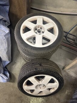 ALU kola R17 5x100 + nové letní Barum Bravuris 225/45/R17 - 4