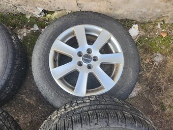 zimní Alu kola Borbet 16” 5x100 + pneu Nokian - 4