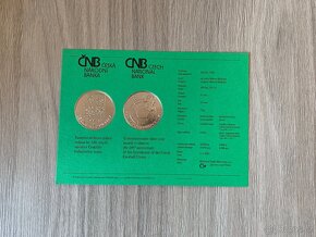 200Kč Český fotbalový svaz stříbrná mince PROOF - 4