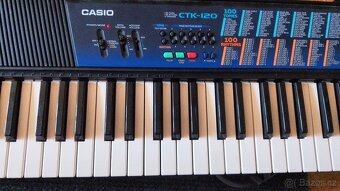 Prodám přenosné hrající klávesy Casio CTK-120 i na baterie . - 4
