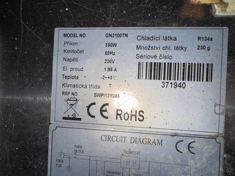 Chladicí stůl nerez bez desky - 4