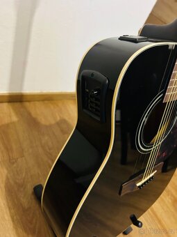 Yamaha FX370C Black Elektroakustická kytara Dreadnought - 4