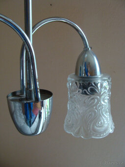 Starý lustr chrom - 4