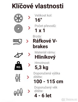 Dětské kolo Woom 16 - 4