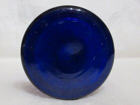 Modrá retro váza - 4