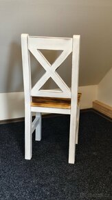 židle z masivu v patině - 4