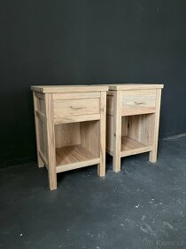 Noční stolek Klasik z dubového dřeva - 4