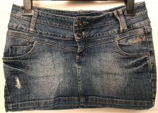 Dámská džínová mini/sukně, vel.36 (S/M) - 4
