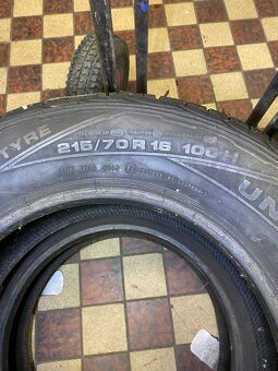 215/70R16 100H Yokohama, Uniroyal 7mm 4ks - 4