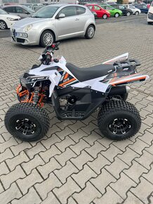 Dětská čtyřkolka FUN 125cc 3G8 - bílo oranžová - 4