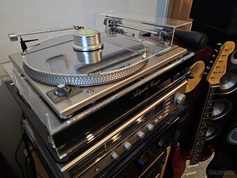 Pan Gramofon DUAL možno i zesilovač s VU metry - 4