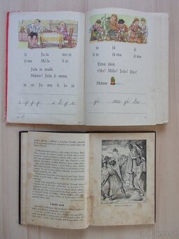 STARÝ SLABIKÁŘ r. 1966 a ČÍTANKA PRO OBECNÉ ŠKOLY r. 1948 - 4
