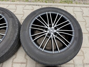 4x al kola 5x112 17 + pneu letní 225/55 R17C - 4