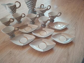LUXUSNÍ KÁVOVÁ SOUPRAVA S PLATINOU , EXCALIBUR , J. LAŠTOVIČ - 4