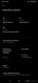 Xiaomi Redmi 8T + Skleněný kryt + Datový kabel USB C na - 4