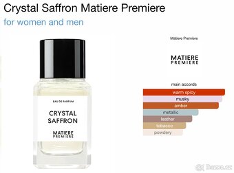 🧴 Matiere Premiere Crystal Saffron, vzorek 1ML - 4