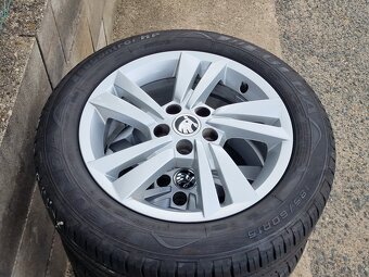 185/60/15 Letní alu kola Škoda Fabia III 5x100 DOT2022 - 4