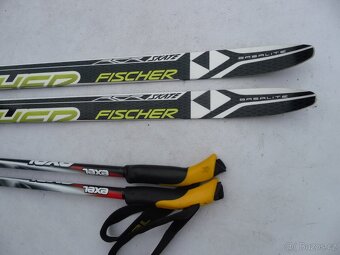 4. běžky FISCHER RCR Skate 152 cm + vazani Salomon SNS + Hol - 4