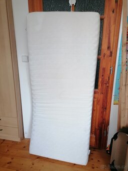 Dětská postel Ikea 160 x 70 cm s baldachýnem a zábranou - 4